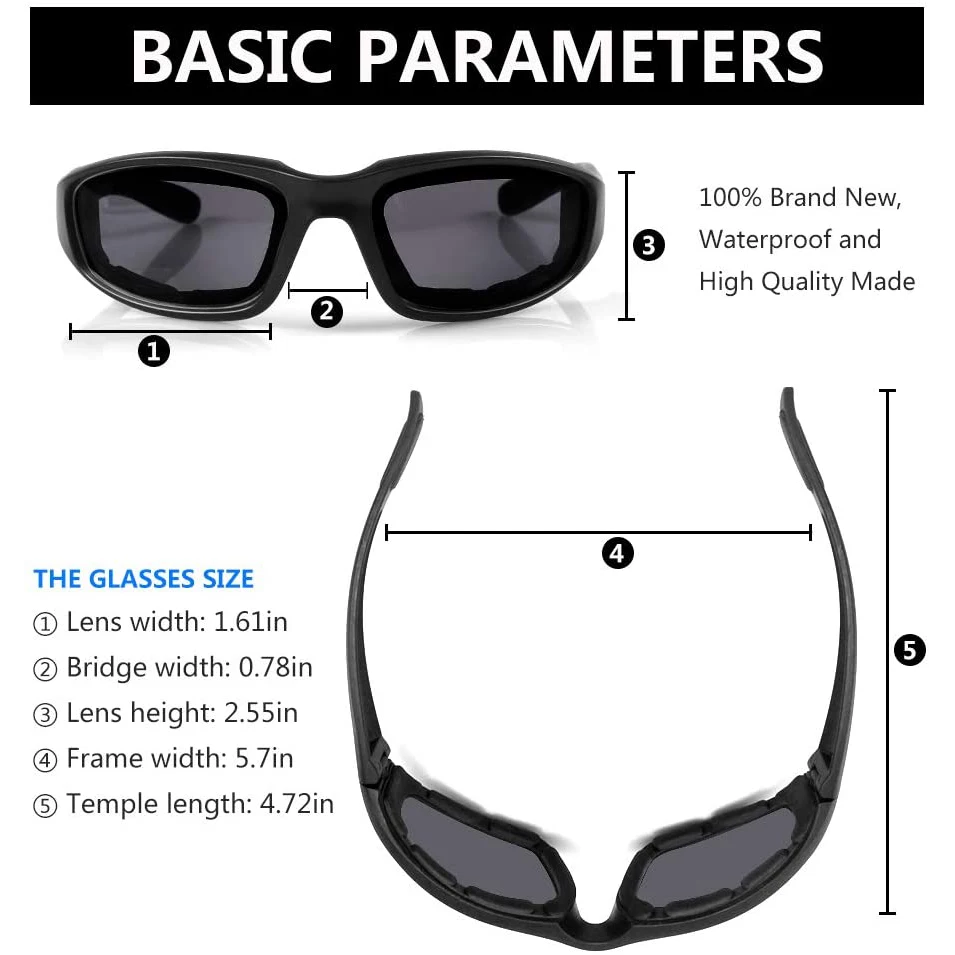 Windproof Motorcycle Glasses Men Vintage Retro UV Motorbike Motor Goggles Outdoor Ski Cycling Riding Glasses motorcycle goggles
