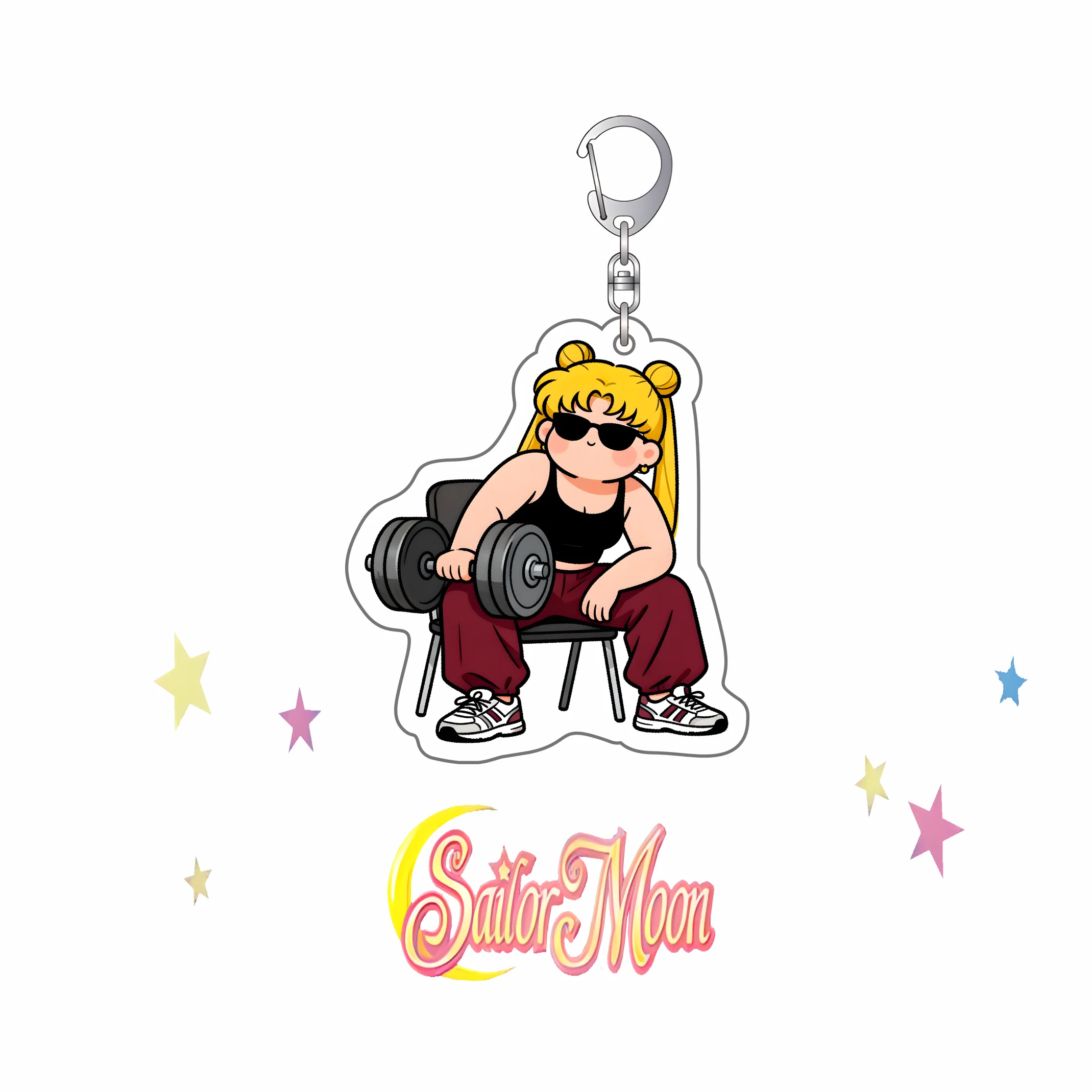 Sailor Moon Chibi Anime Keychain - Kawaii Bag Charm Pendant Accessory
