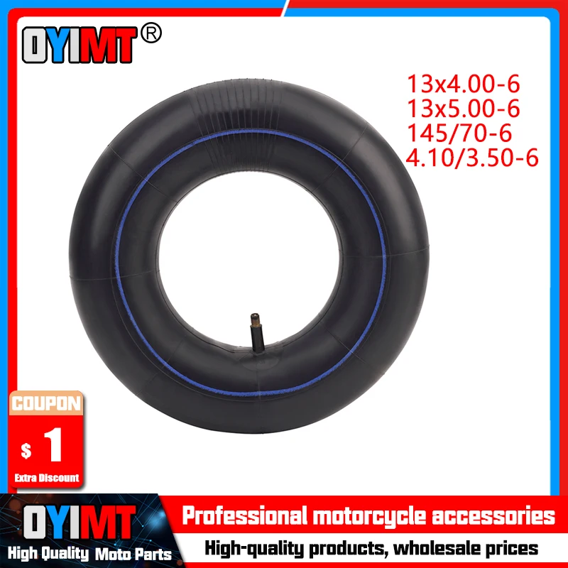1/2 Pcs Atv Go Kart Parti Di Pneumatici 4.10/90-6 3.50/90-6 13X4.00-6 13X5.00-6 145/70/70-6 Camera Per Pneumatici Camera D'Aria In Gomma Butilica Scoo