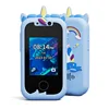 Kids Smart Phone Toys for Girls Unicorns Gifts 2.8 inch Touchscreen Dual Camera Music Player Learn Toys Christmas Birthday Gift 1