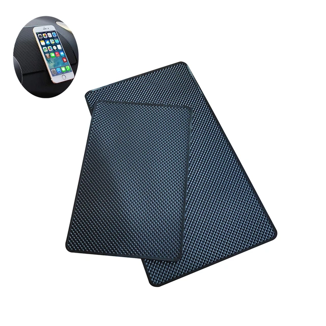 Tapis de protection universel pour téléphone de voiture en silicone,  tableau de bord, support de téléphone portable, support de tableau de bord  antidérapant, largeur réglable pour tout support : : High-tech