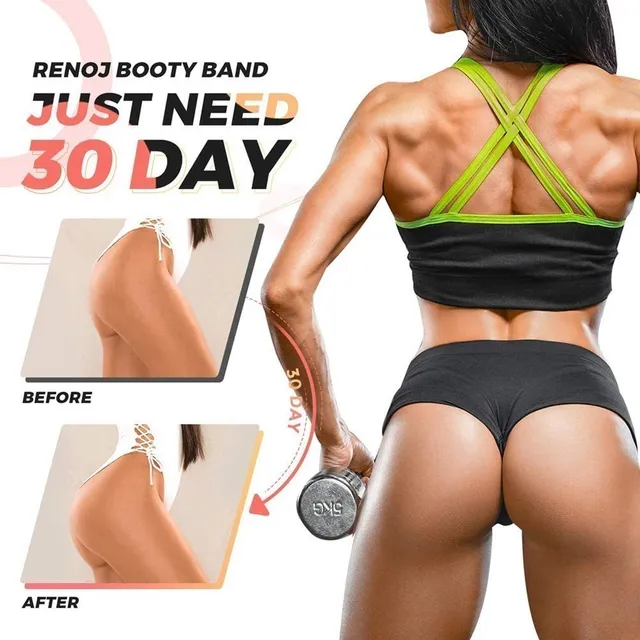 WOSWEIR-1 PC Elastic Rubber Bands Set for Women Men for Fitness Gym Home Resistance Booties Band Hip Circle Expander Workout 5