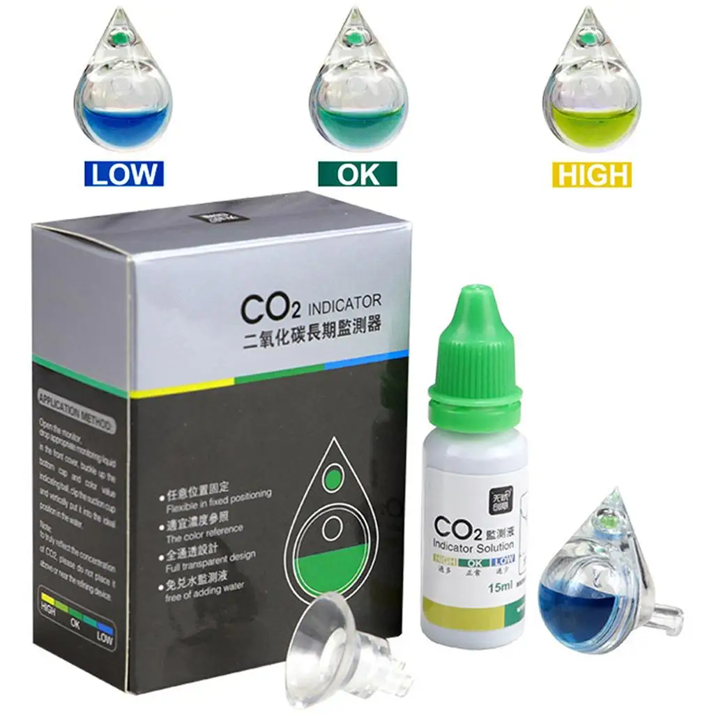 Monitor Di Anidride Carbonica Co2 Drop Checker Tester Indicatore Di Ph Acquario