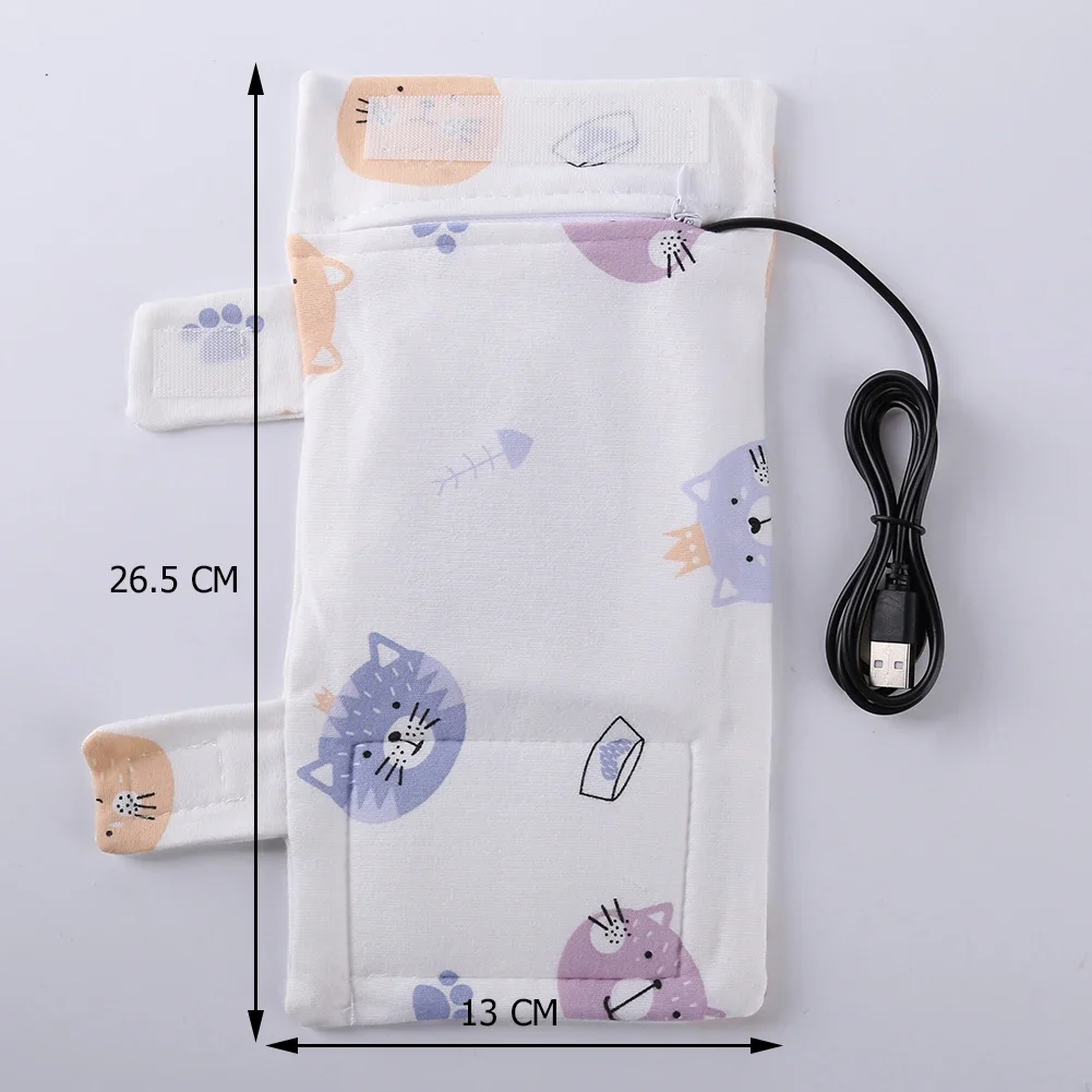 휴대용 USB 젖병 보온 절연 가방, 여행용 컵 보온 온도조절기 히터, 젖병 가방 보관 커버