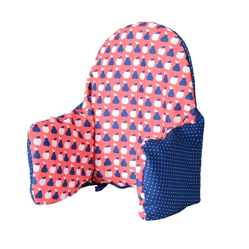 Easy Clean Baby High Chair Cushion Inflatable High Chair Cover Pad Reversible Supporting Cushion for Wipeable Cover