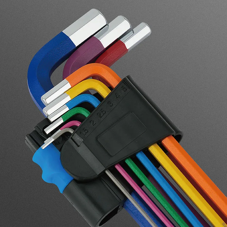 

Набор шестигранных ключей K50 с шаровым концом, 1,5-10 мм, 9 шт.