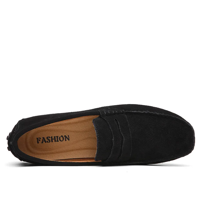Men Casual Shoes Fashion Men Shoes Genuine Leather Men Loafers Moccasins Slip on Men's Flats Male Driving Shoes 2022 New