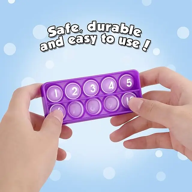 Pop It Fidget Toys Anemeeoke Ten-Hundred Frame Pop Board, Fidgets