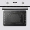 Pure white downdraft hood 2