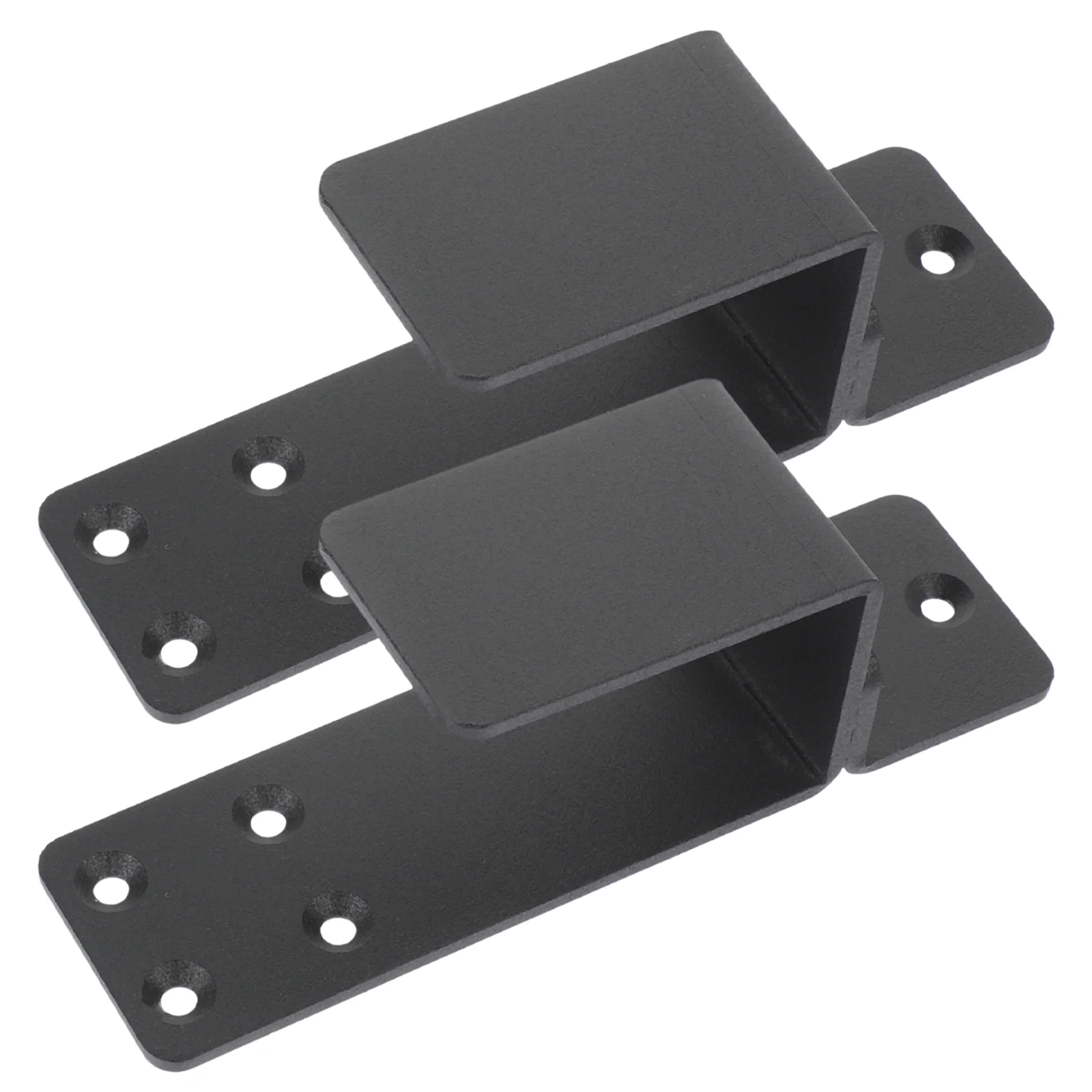 

2 Pcs Door Latch Safety Bracket U Shaped Heavy Duty Bar Brackets Thicken Barricade Steel