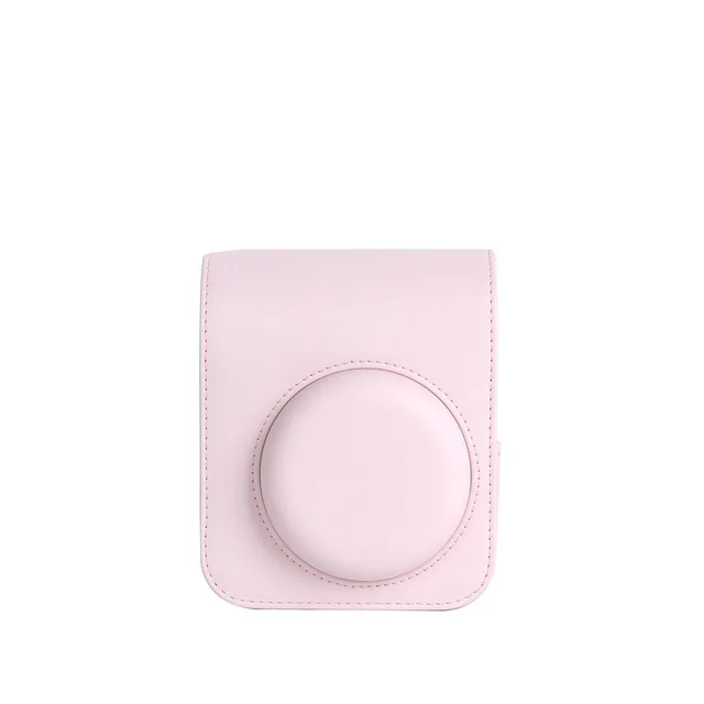 Funda de cuero PU para cámara Instax Mini 12, funda protectora suave, bolsa Trave para Fujifilm, bolsa para cámara con correa para el hombro - Image 2