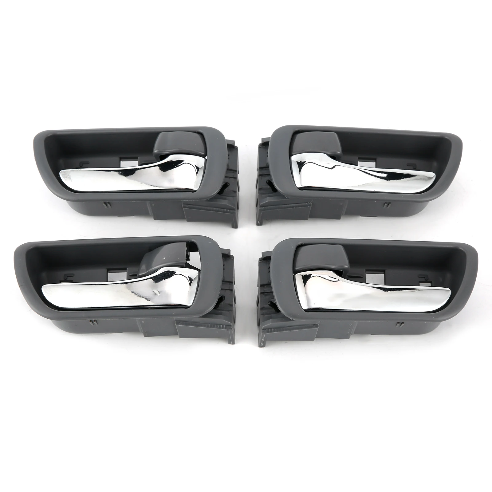 풀 세트 인테리어 도어 핸들 4pcs 인테리어 도어 핸들 운전자 및 승객 측 69206-33030 Camry 2002-2006 Passenge에 적합