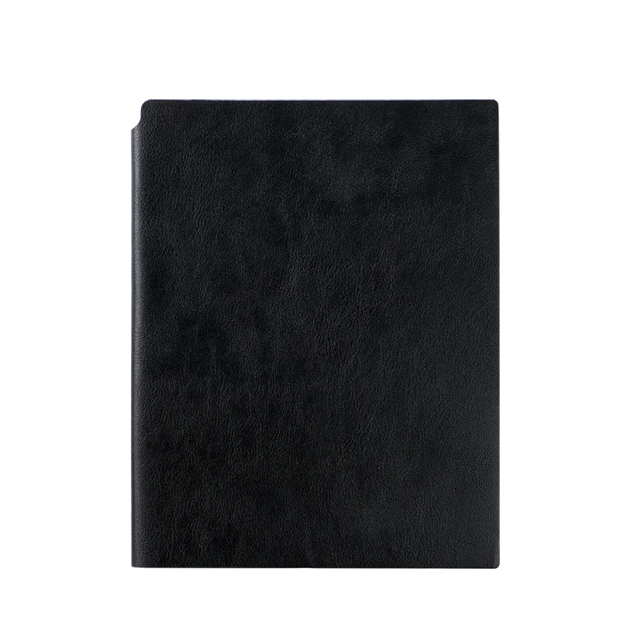 Elegant Minimalist PU Leather Notebook with Elastic Closure - Lined Journal