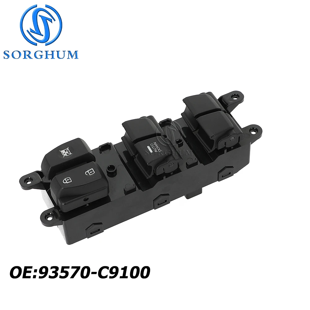 

SORGHUM 93570-C9100 93570C9100 For Hyundai IX25 Creta Window Front Left Master Lifter Control Switch Autodown Button Car Parts