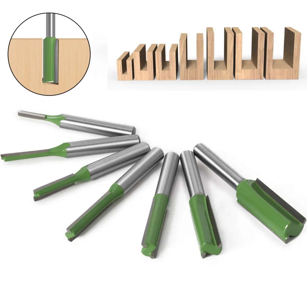 3mm-12mm Diameter 6mm Shank Straight Bit Tungsten Carbide Single Double Flute Router Bit Wood Milling Cutter For Woodwork Tool 3mm-12mm Diameter 6mm Shank Straight Bit Tungsten Carbide Single Double Flute Router Bit Wood Milling Cutter For Woodwork Tool