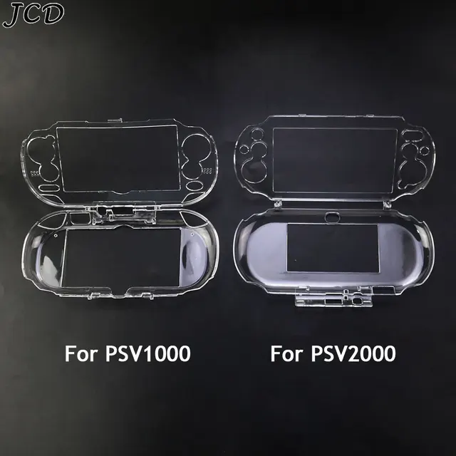 Clear Full Housing Shell Case For PS Vita 2000 – Includes Screen Protector