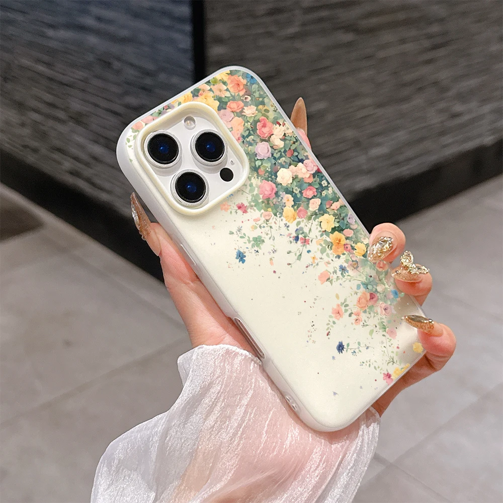 Polka Dots and Small Flowers Cherry Cute Phone Case Cover