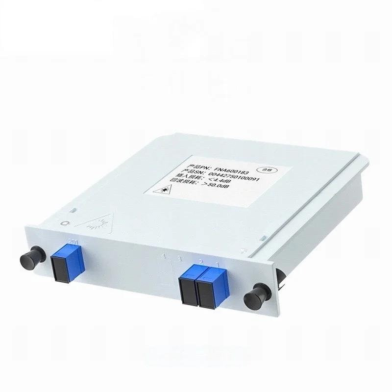 Rozdzielacz światłowodowy FTTH PLC Splitter Box 1-2 1-4 1-8 1-16 SC UPC Kasetowy typ wtyczki Planarny fajnik optyczny
