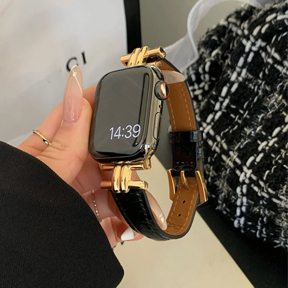 Premium Leather Watch Band Strap – Elegant and Durable Bracelet Accessory