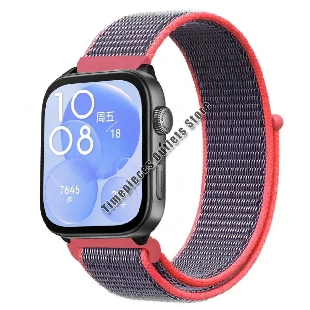 Breathable Nylon Loop Strap: Sport Replacement Wristband for Watch Fit Accessories