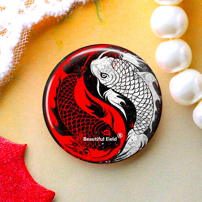 8mm 10mm 12mm 25mm 16mm 18mm 20mm DIY 사진 유리 카보 숑 라운드 카메오 세트 수제 설정 스톤 음양 F57