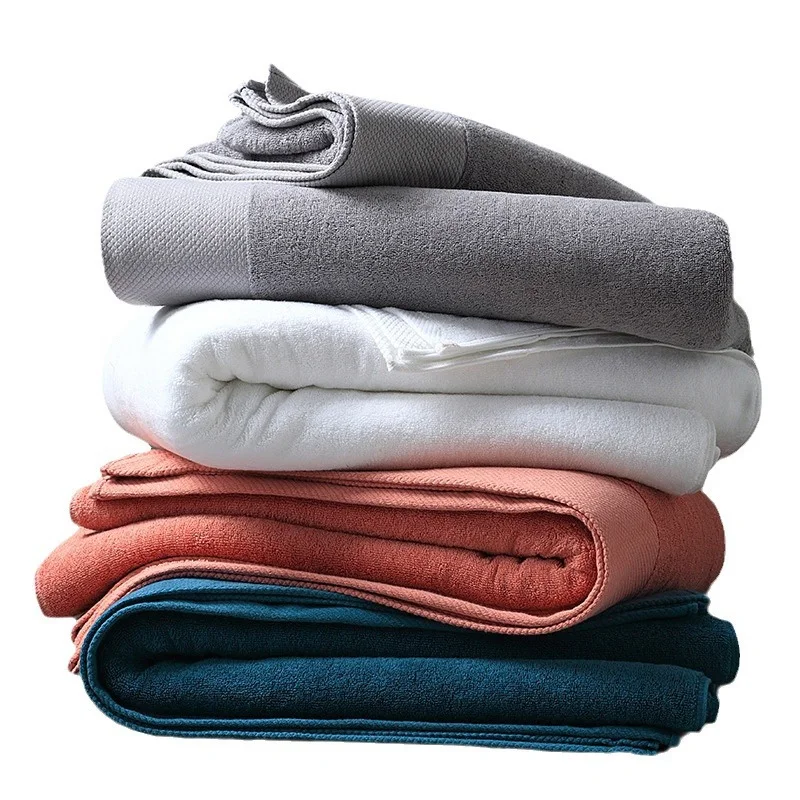 Cotton Bath Towel Thick Large Bath Towel Egyptian Cotton Soft Absorbent Top Luxury 7 Star Hotel Beauty Salon Bath 90x180cm 5