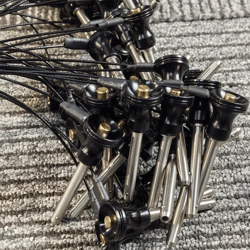 MW Audio 4 Stück 6mm Schnellverriegelungsstifte, Edelstahl-Kugelverriegelungsstifte für Line-Array-Lautsprecher-Rigging & professionelle Bühnenhardware – Detail 2