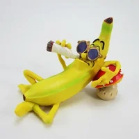 Banana Man Smoking Cigarette Funny Resin Collection Wretched Version Evil Banana Man Figurine Home Decoration Cool Stuffs Gifts 1