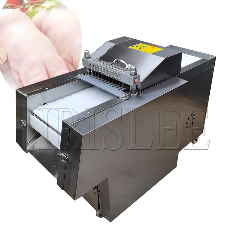 

Stainless Steel Meat Slicer Raw Chicken Meat Cube Cutter Pork Skin Strip Cutting Machine Frozen Beef Poultry Meat Dicing Machine