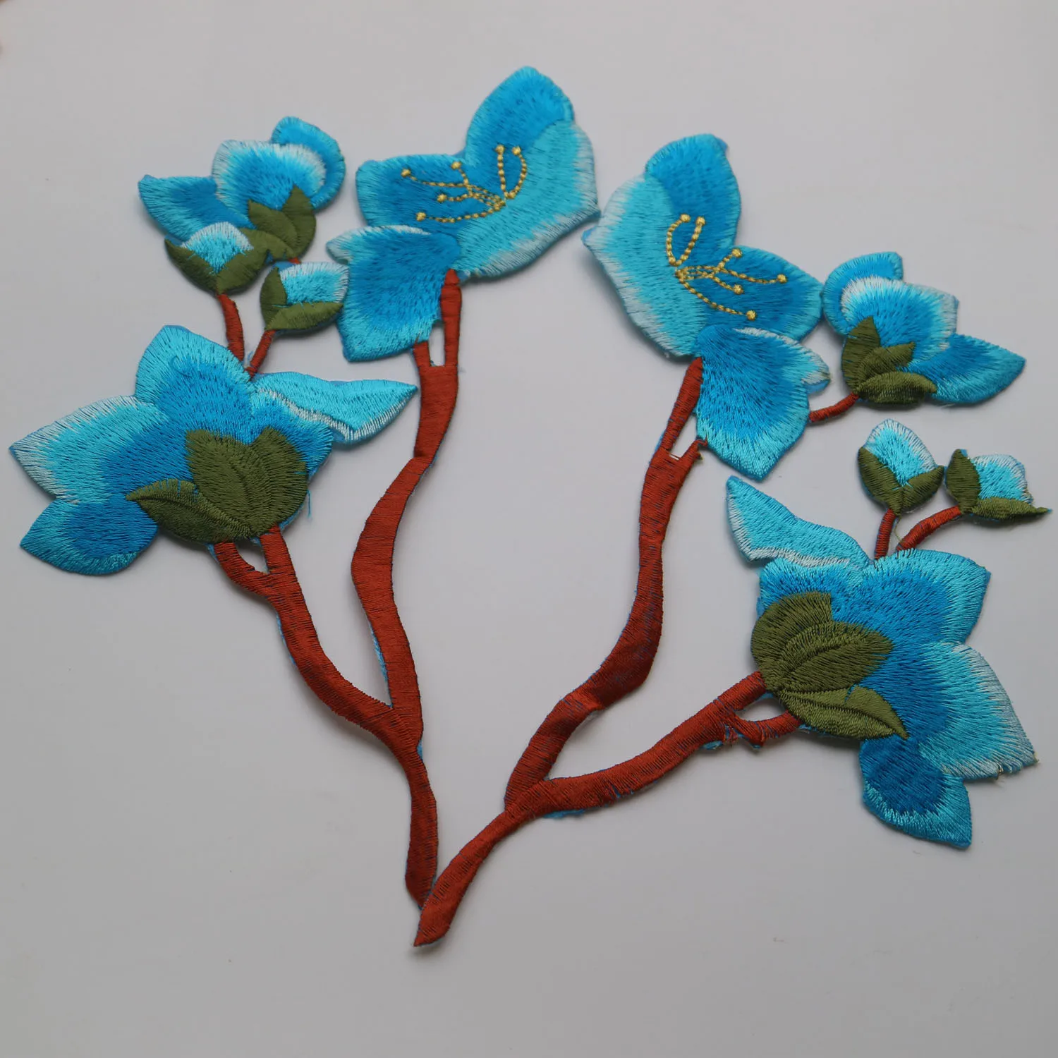 Buy AHYONNIEX 8 Colors Small Embroidery Flower Patches Iron on Applique for  Clothes Accessory Iron Patches for Clothing Online