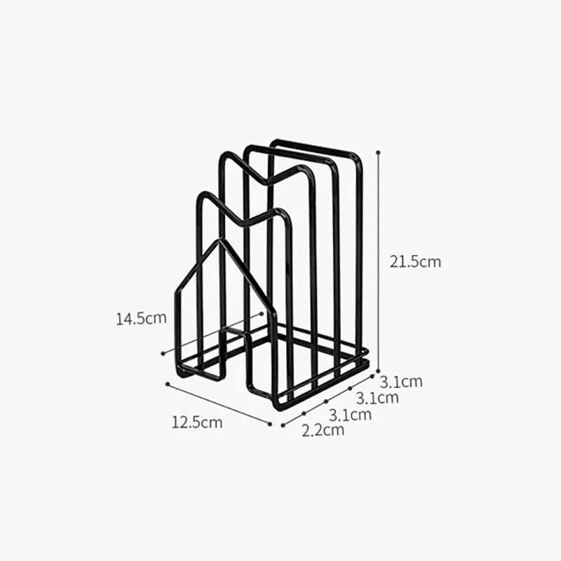 Iron Art Rack Shelf Multi Layer Space Saving Organizer Cutting Board Pot Lid Plates Stand Holder Storage For Kitchen Home Decor