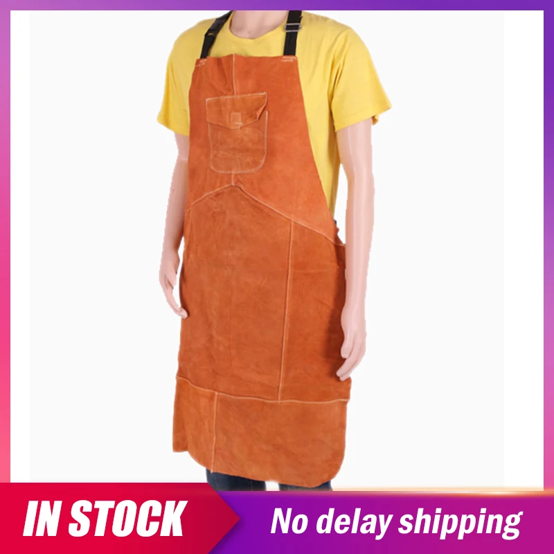 Welding Leather Protective Apron Carpenter Blacksmith Garden Cowhide