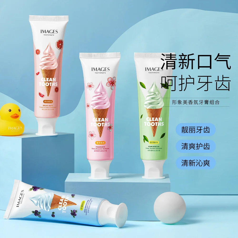 

Toothpaste Clean Teeth Stain Oral Care Fresh Breath Brightening Teeth Blueberry Sakura Grapefruit Toothpaste Teeth Whitening