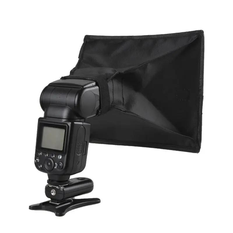 AEF1-DSLR 카메라용 범용 외부 플래시 커버 필 라이트 휴대용 미니 소프트박스 루프 플래시 20X30cm 소프트 커버