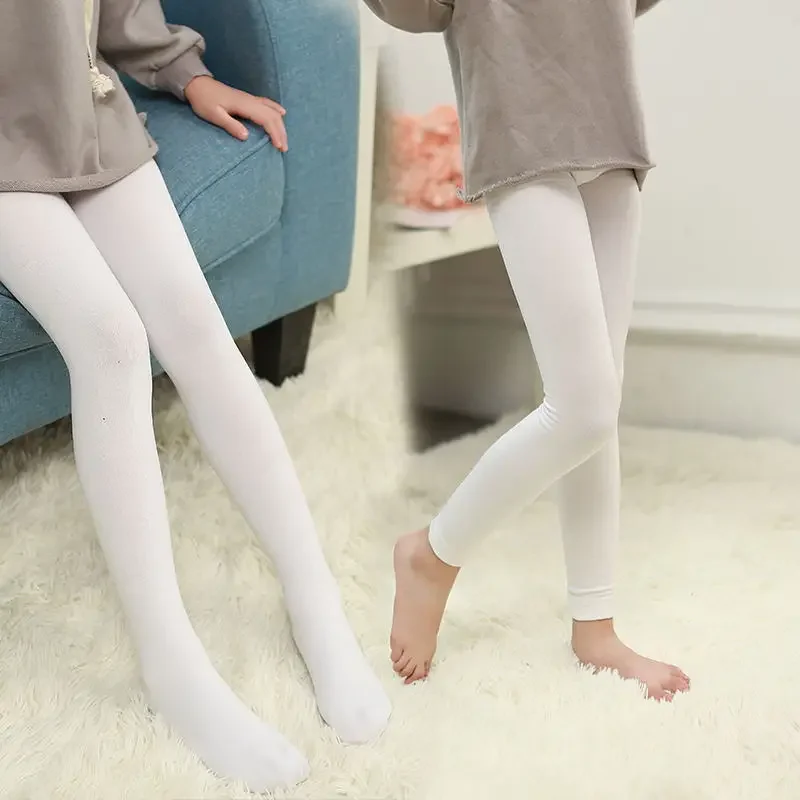 Girls Tights For Kids Winter Fleece Stocking For Kids Ballet Children Pantyhose Warm Toddler Legging Teenager Dance Clothing kids pantyhose ballet tights toddler tights kids leggings