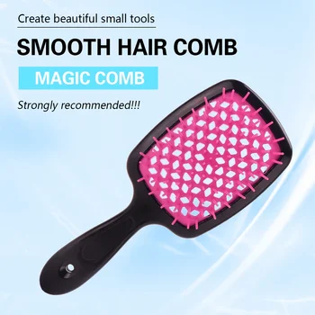 Women Air Cushion Hair Brush Massage Anti-static Detangling Brush Hollow Out Wet Curly Hair Styling Tool for Barber 1