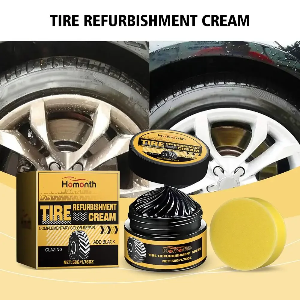 Tire Shine Coating Tyre Gloss Hydrophobic Sealant Wax Agent Tire Refurbishing Lasting Maintenance Cleaner Long M5S6