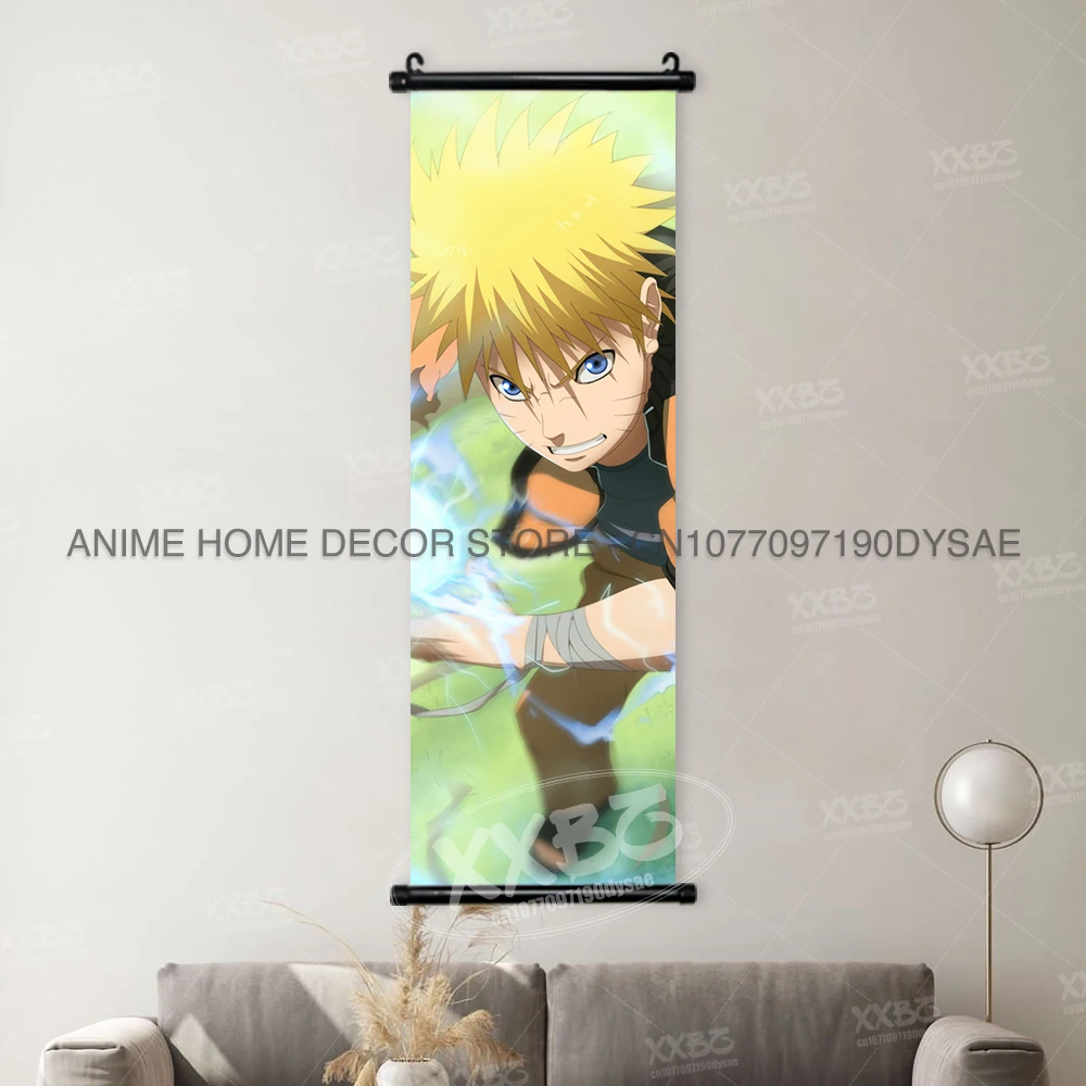 Anime Wall Art: Uchiha Itachi, Haruno Sakura, Shikamaru & Orochimaru Hanging Decor