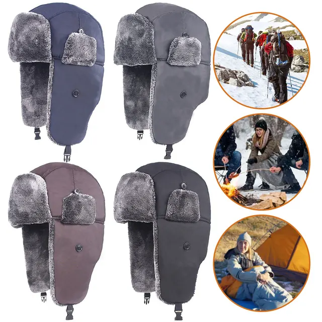 1 Pièce Casque D'aviation Épaissi Pour Femme, Casque Chaud D'hiver Pour Le  Ski Avec Protection Des Oreilles, Bonnet Coupe-vent Extérieur, Mode en  ligne