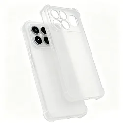 Liquid Silicone Shockproof Transparent Matte Candy Color Thin Shell Case for Poco X8 Pro (WHITE)