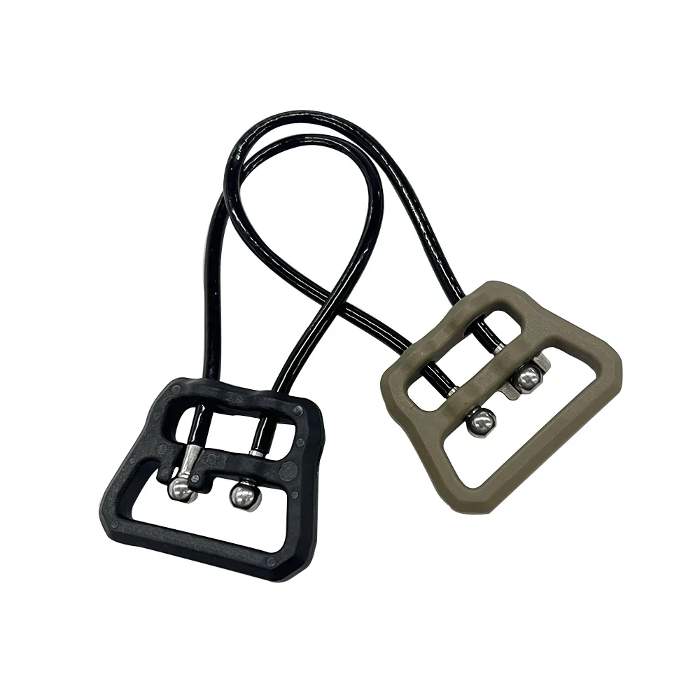 Tactical Wire Loop U Loop Sling Hooks Connection Buckle Adapte 1" & 1.25" Wide Slings Hunting Accessories