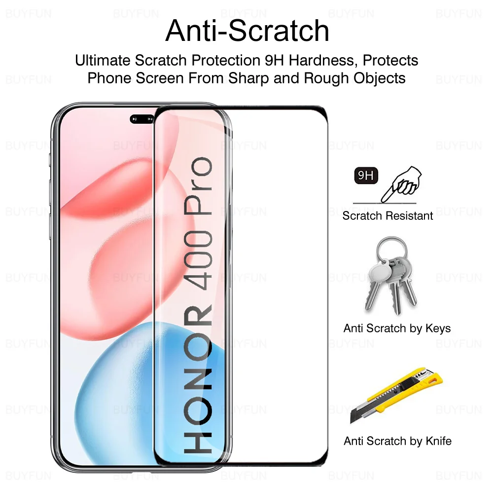 Premium Curved Glass Tempered Screen Protector - Full Cover Safety Film for Enhanced Display Protection