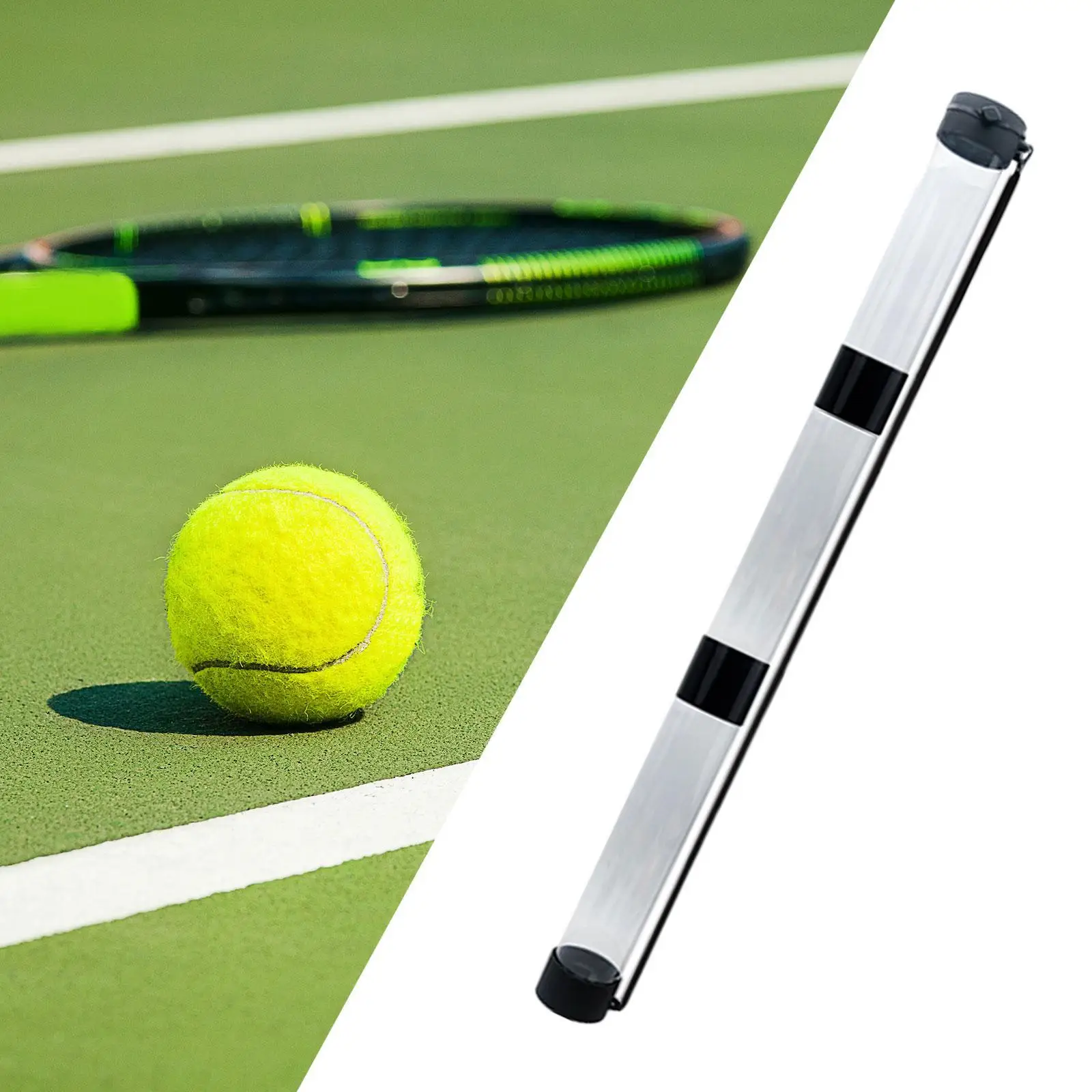 Tennis Ball Pickup Tube with Removable Adjustable Strap Tennis Ball Picker