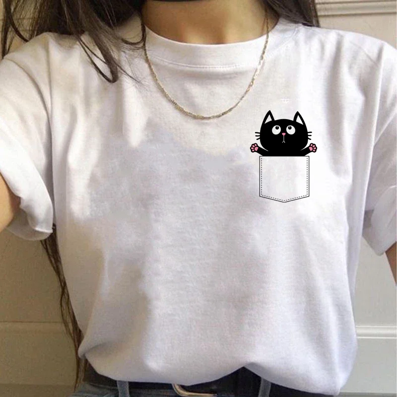thumbnail image 1 of Camiseta con estampado sencillo y bonito para niños, niñas y adolescentes, ropa de verano para niños, camiseta con estampado divertido de dibujos animados, camiseta de algodón a la moda para niños y e, 1 of 5