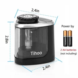 Electric Auto Automatic Student Pencil Sharpener Touch Switch for 6-8mm Pencils Korean Stationery Gift School Office Supplies