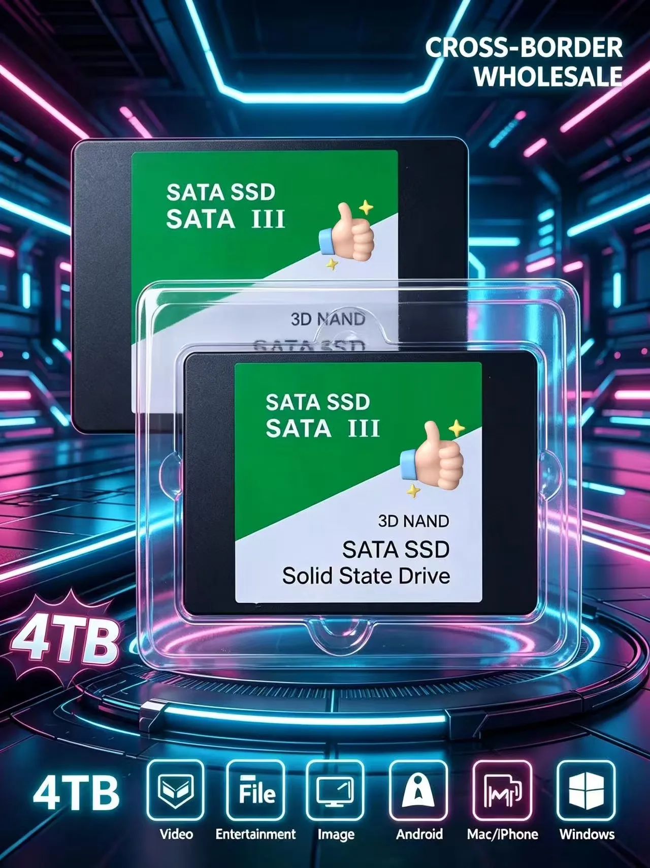 SSD Verde 2TB Interno 2.5″ – Performance e Estilo