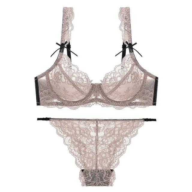 Transparent Ultra-thin Lace Lingerie Set 6