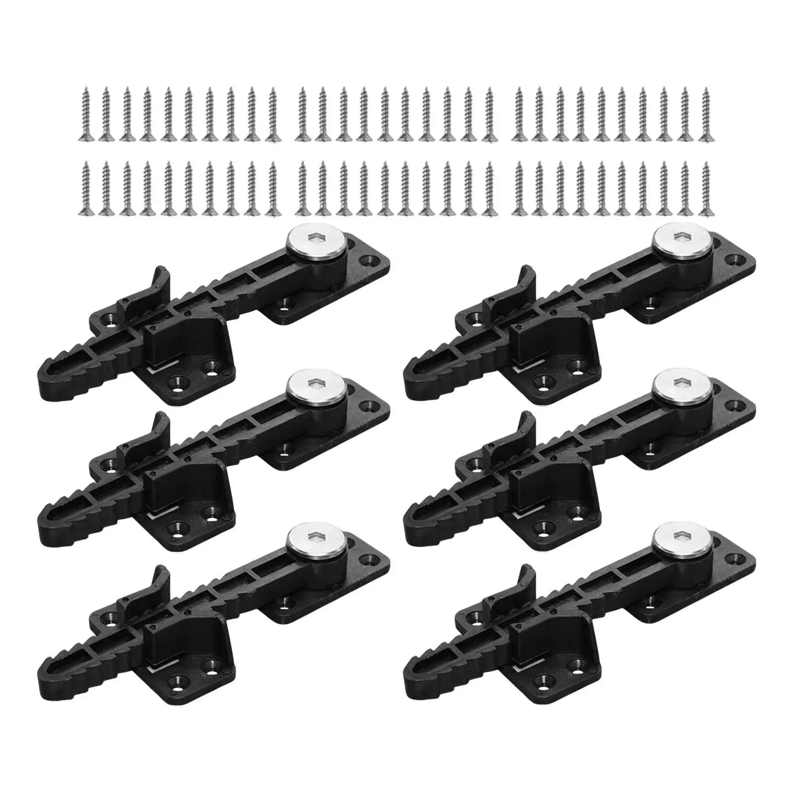 6x Sectional Couch Connector Sofa Connector Bracket with 60 Screw Tool Accessories Sectional Sofa Interlocking