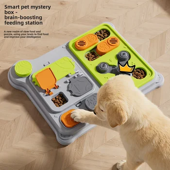 Pet Puzzle Feeder Toy: Interactive treat dispenser designed for IQ training, perfect for small to medium dogs, new arrival. 1