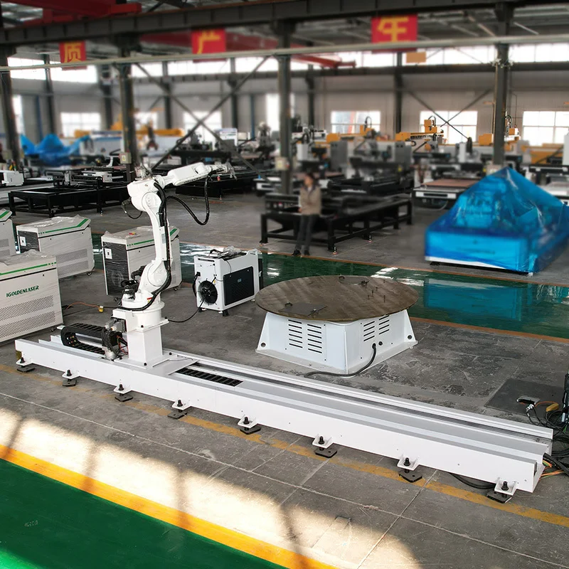 Robot Fiber Auto Hine 000W 1500W 2000W 3000W Laser Welder For Gaanized Sheet Corner Welding Head 2 3 6